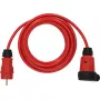 Prailginimo laidas Brennenstuhl 9161050210 5 m 1 AC lizdas Lauko Juoda Raudona