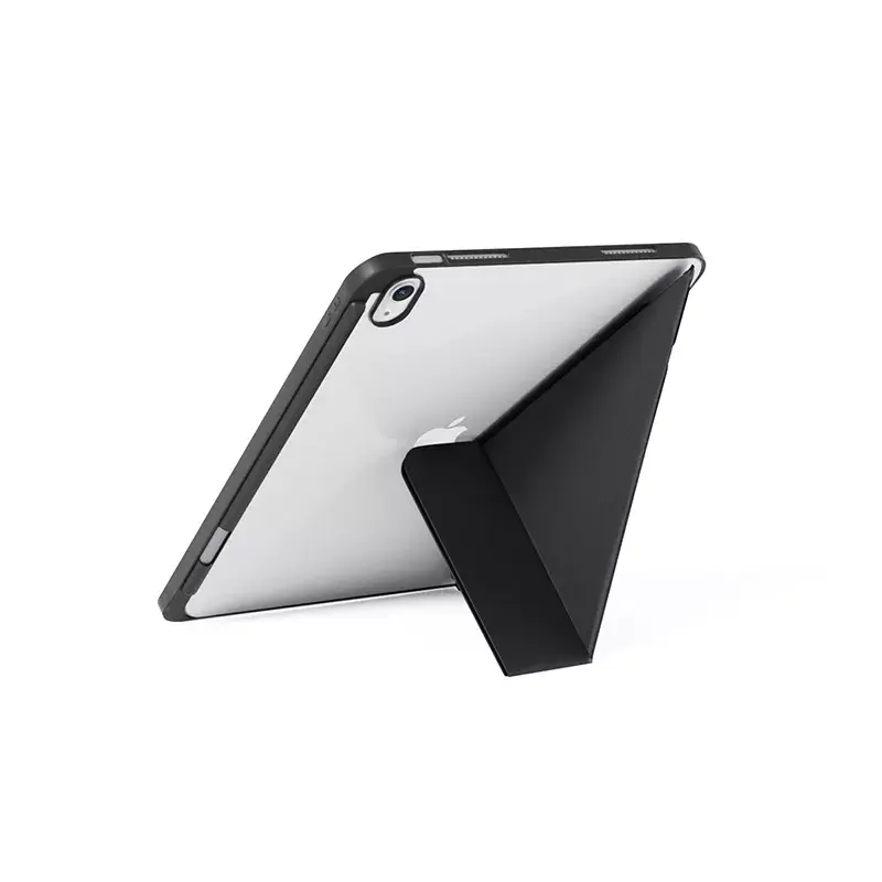Epico Hero Flip dėklas Apple iPad 10,9 colio (2022) juodas permatomas