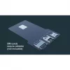 Manhattan USB-C kontaktinių kortelių skaitytuvas su microSD lizdu, USB Type-C vyriškas prie kontaktinio skaitytuvo sąsajos ir microSDXC, palaiko Windows, macOS ir Linux, skaito SIM korteles su adapteriu, kabelis 1m, juodas, trejų metų garantija