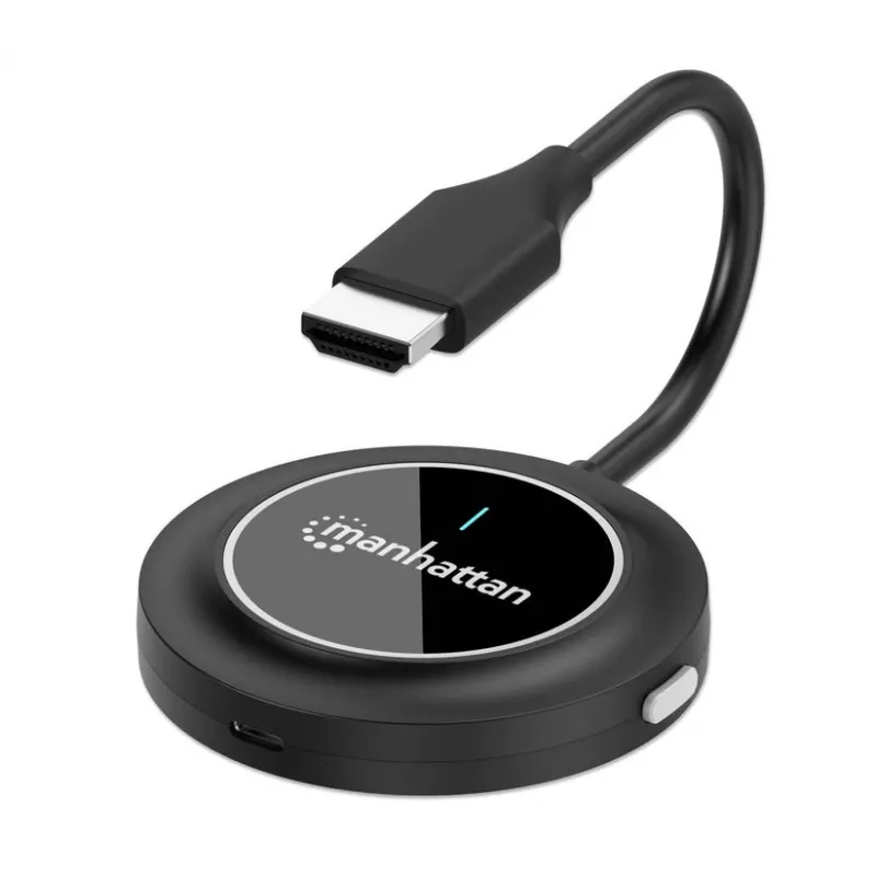 Manhattan 1080p belaidis HDMI ekrano rodymo rinkinys, 2 dalių rinkinys su HDMI imtuvu ir HDMI siųstuvu