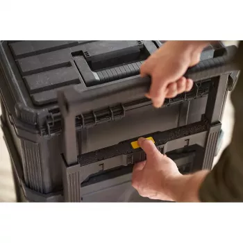 Trolley dėklas Stanley STST83319-1 Plastikinis Juodas Geltonas