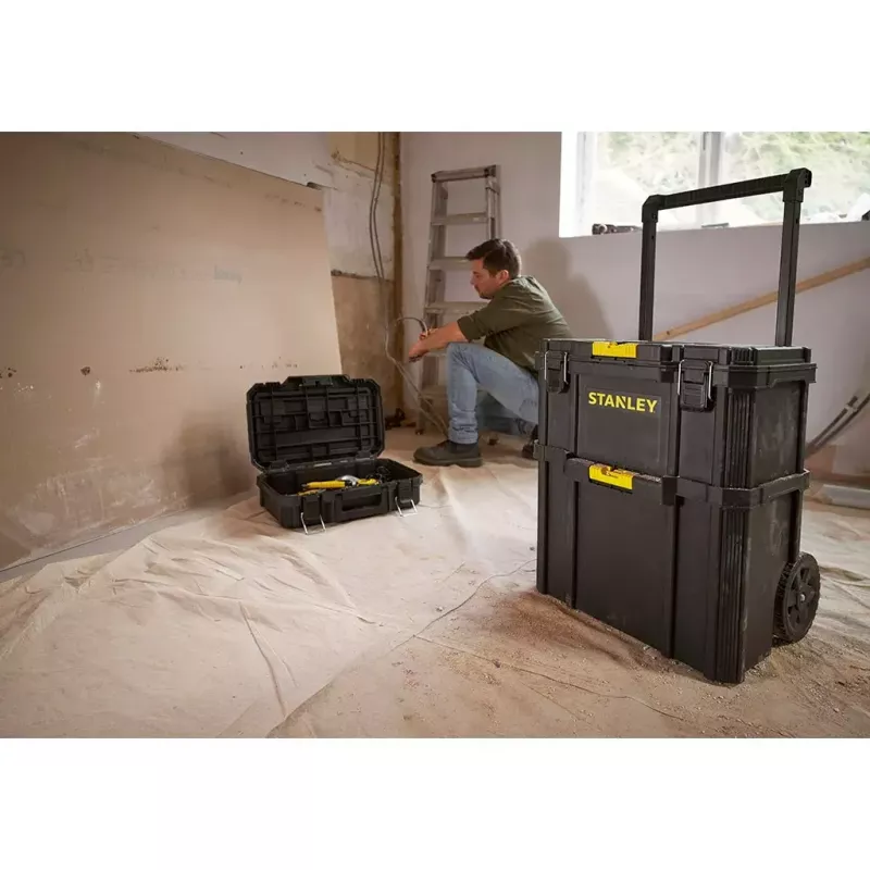 Trolley dėklas Stanley STST83319-1 Plastikinis Juodas Geltonas