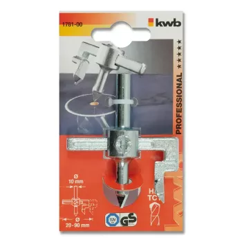 Pjovimo diskas apskritimams KWB 178100, 9 mm kotas, 20–90 mm