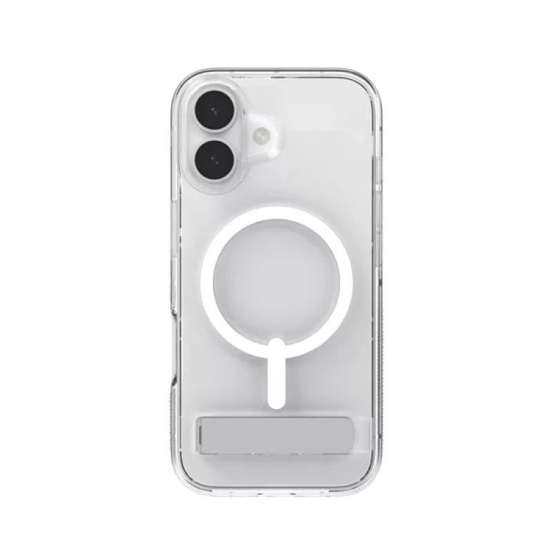 ZAGG Crystal Palace Snap Kickstand Dėklas Apple iPhone 17, Peršviečiamas