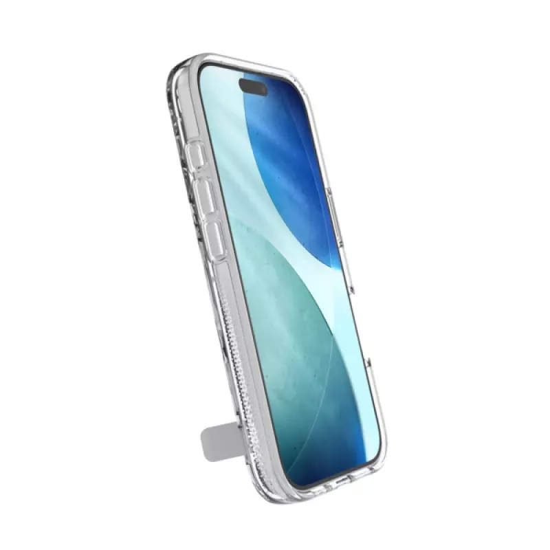 ZAGG Crystal Palace Snap Kickstand Dėklas Apple iPhone 17, Peršviečiamas