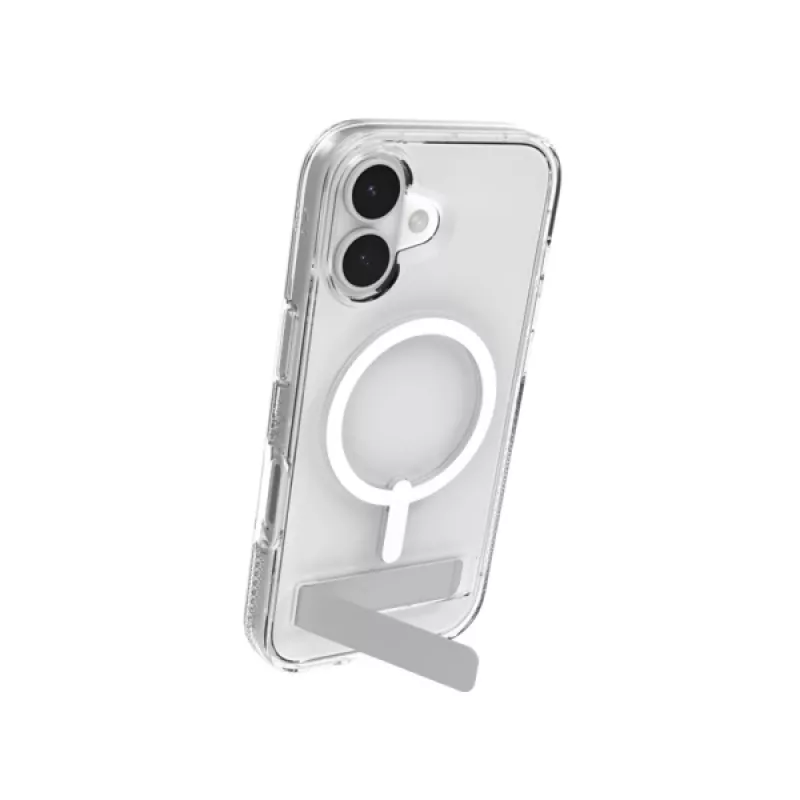 ZAGG Crystal Palace Snap Kickstand Dėklas Apple iPhone 17, Peršviečiamas