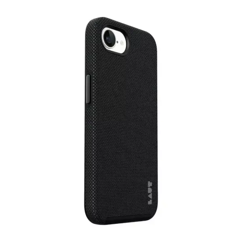 LAUT Shield L_IPSE4_MSH_BK dėklas, skirtas Apple iPhone 16e, suderinamas su MagSafe, juodas