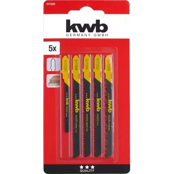 Pjūklelio geležtė KWB 617285 iš anglinio plieno 5 vnt.