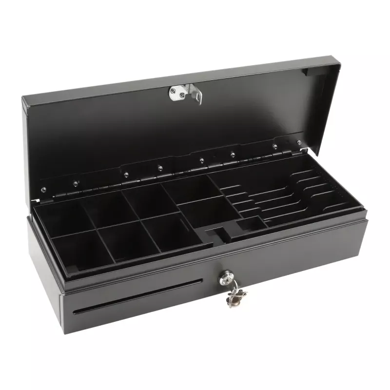 Elektroninis kasos stalčius Olympia HS-170 Steel Black 460x170x100mm
