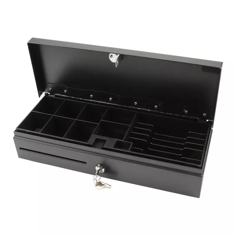 Elektroninis kasos stalčius Olympia HS-170 Steel Black 460x170x100mm