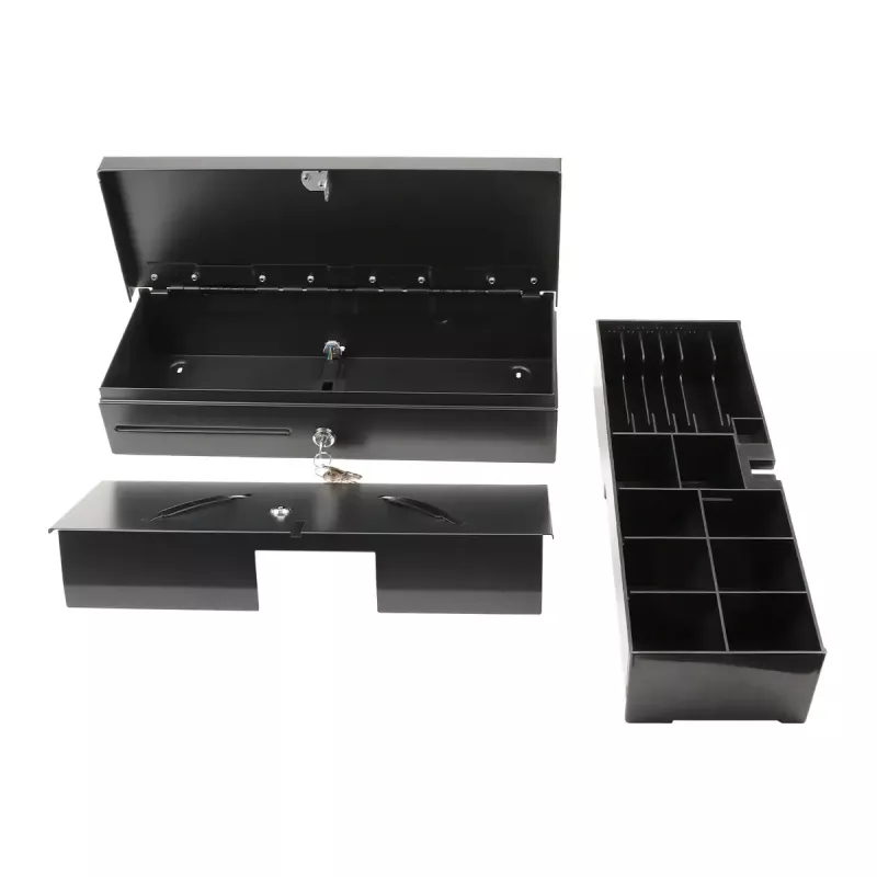 Elektroninis kasos stalčius Olympia HS-170 Steel Black 460x170x100mm