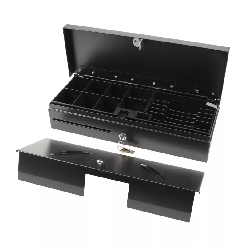 Elektroninis kasos stalčius Olympia HS-170 Steel Black 460x170x100mm