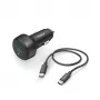 Automobilinis įkroviklis Hama 00201614 Smartphone, Lightning, juodas
