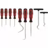 Žymeklis KS Tools 550.1070 smailiu antgaliu, juoda-raudona rankena