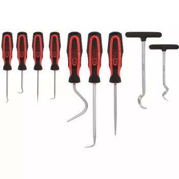 Žymeklis KS Tools 550.1070 smailiu antgaliu, juoda-raudona rankena