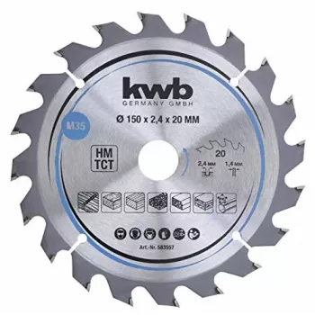 Pjūklo diskas KWB 583557 su karbido antgaliais 1 vnt.