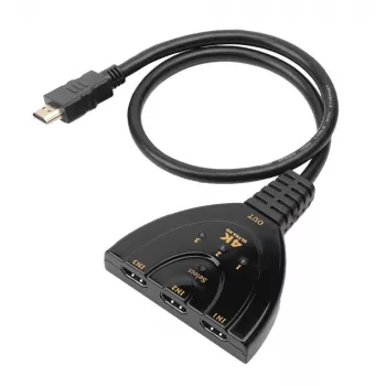Techly IDATA HDMI-3F30 HDMI jungiklis 3x1