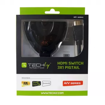 Techly IDATA HDMI-3F30 HDMI jungiklis 3x1