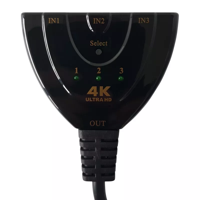 Techly IDATA HDMI-3F30 HDMI jungiklis 3x1