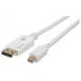Techly ICOC MDP-020T4K DisplayPort kabelis 2 m Mini DisplayPort Baltas