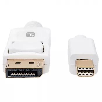 Techly ICOC MDP-020T4K DisplayPort kabelis 2 m Mini DisplayPort Baltas