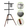 Techly ICA-TR58 TV stovas 165,1 cm (65 inch) juoda, medis