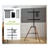 Techly ICA-TR58 TV stovas 165,1 cm (65 inch) juoda, medis