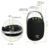 Techly ICASBL321BK mono nešiojamas garsiakalbis, juodas, 5 W