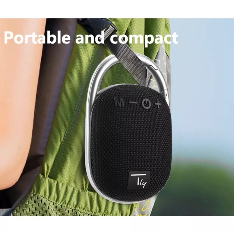 Techly ICASBL321BK mono nešiojamas garsiakalbis, juodas, 5 W