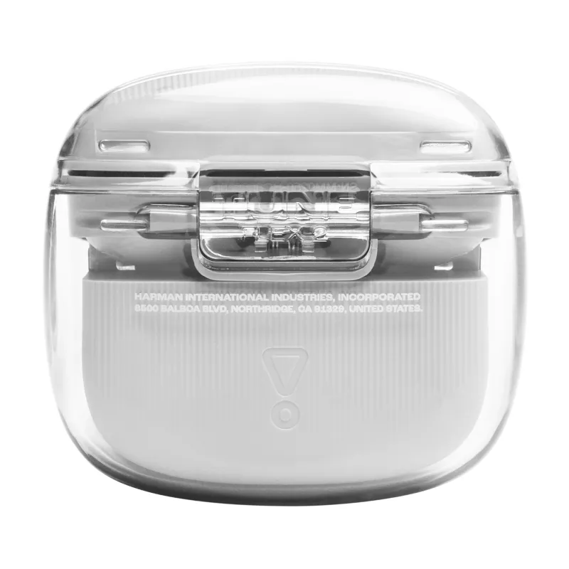 Ausinės JBL Tune Flex 2 Ghost Edition – belaidės TWS, 20–20000 Hz, balta