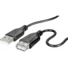 USB 2.0 laidas Renkforce RF-4080795, USB A į USB A, 1 m, juodas