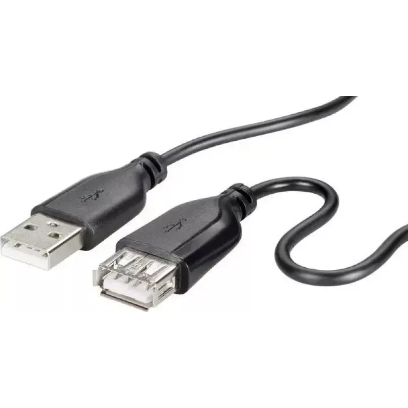 USB 2.0 laidas Renkforce RF-4080795, USB A į USB A, 1 m, juodas