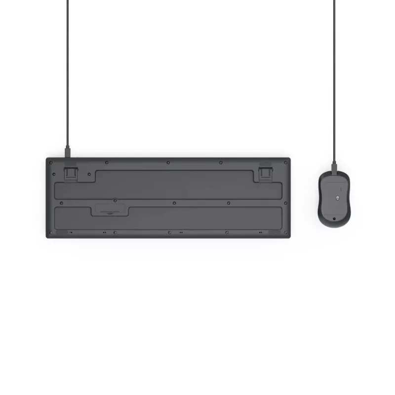 Hama CKM-200 klaviatūra su pele, namams/biurui, USB, QWERTZ, vokiškas išdėstymas, juoda