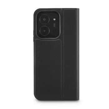 Folio dėklas HAMA Daily Protect, skirtas Xiaomi Redmi 15C, 17,5 cm (6,9 colio), juodas, 2 kortelių kišenės, stovas darbalaukiui