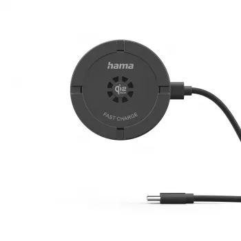 Hama 00201756 universalus mobiliojo įrenginio kroviklis juodas USB belaidis krovimas
