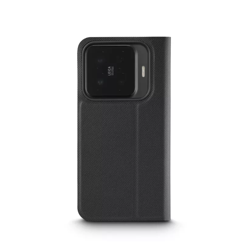 Folio dėklas HAMA Daily Protect, skirtas Xiaomi 15T Pro, tinka 17,4 cm (6,83 colio) ekranams, juodas, 2 kortelių kišenės, stovas darbalaukiui
