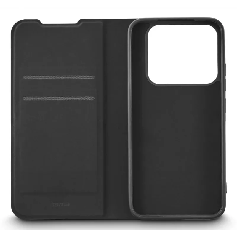 Folio dėklas HAMA Daily Protect, skirtas Xiaomi 15T Pro, tinka 17,4 cm (6,83 colio) ekranams, juodas, 2 kortelių kišenės, stovas darbalaukiui