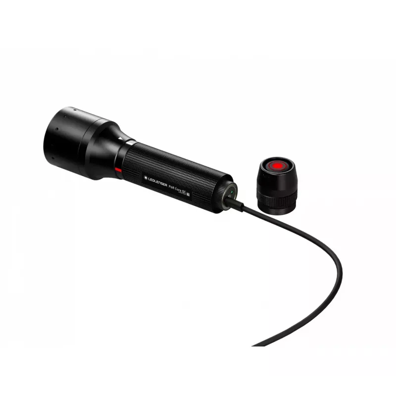 Rankinis žibintuvėlis Ledlenser P6R Core QC juodas LED aliuminis IP54 15 lm