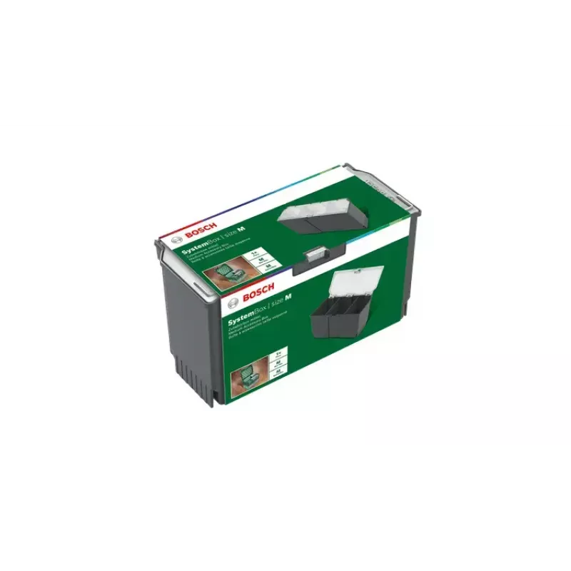 Dėžė laikymui Bosch SystemBox stačiakampė polipropileninė 235×105×133 mm Juoda/Pilka