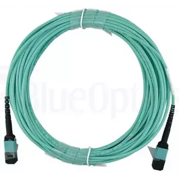 Šviesolaidinis kabelis BlueOptics CBX-STC012BPF-MXXN-MXXN-020M-MTP OM4 20m Turkio spalvos