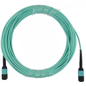 Šviesolaidinis kabelis BlueOptics CBX-STC012BPF-MXXN-MXXN-020M-MTP OM4 20m Turkio spalvos