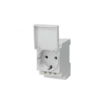Siemens 5TE6801 kištukinis lizdas F tipas pilkas