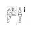 Plytų gręžtuvas Metabo KH 18 LTX BL 28 Q 1000 RPM SDS Plus