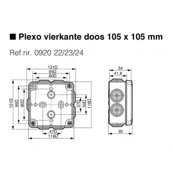Legrand 092024 jungiamoji dėžutė IP55