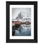 Vienvietis nuotraukų rėmelis Hama Oslo Black Glass MDF 426x326 mm