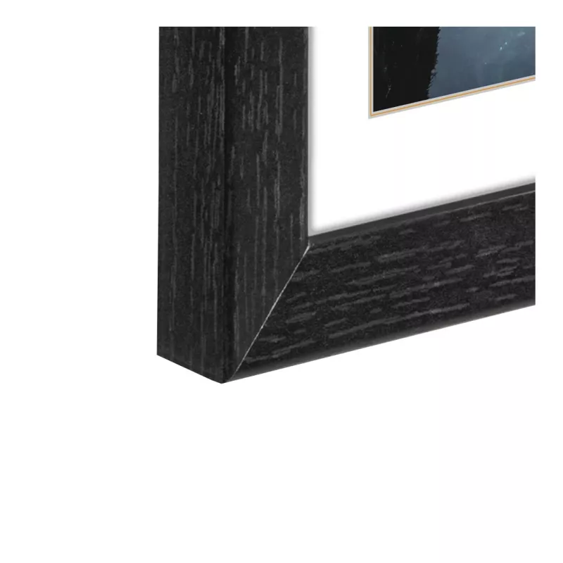 Vienvietis nuotraukų rėmelis Hama Oslo Black Glass MDF 426x326 mm