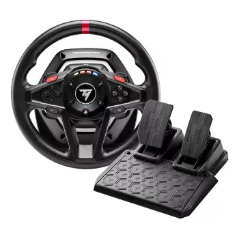 Thrustmaster T128 SimTask Farming Pack juodas vairas + pedalai + svirtis PC, PlayStation 4, PlayStation 5
