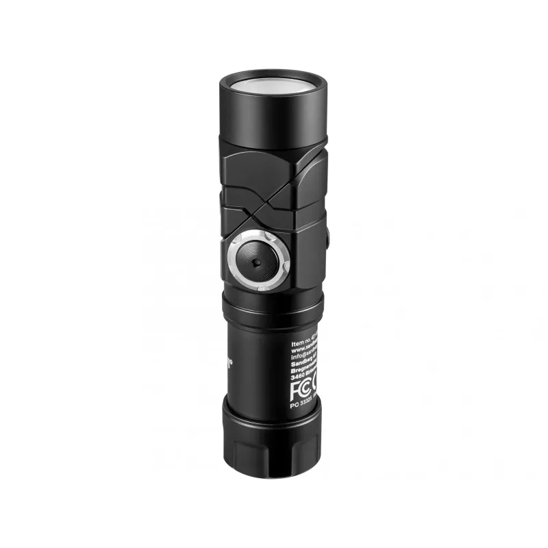 Sandberg Headlamp 500 Duo, priekinė lemputė su galvos juosta, juoda, aliuminis, IP44, LED, 25 lm