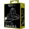 Sandberg Headlamp 1000 Pro – Juodas šviesos diodinis priekinis žibintas su galvos juosta, IP66, aliuminis