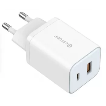 eSTUFF ES635065-BULK-ITH sieninis įkroviklis 65W USB-C PD + 27W USB-A